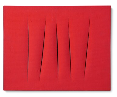 View full screen - View 1 of Lot 119. LUCIO FONTANA | CONCETTO SPAZIALE, ATTESE.