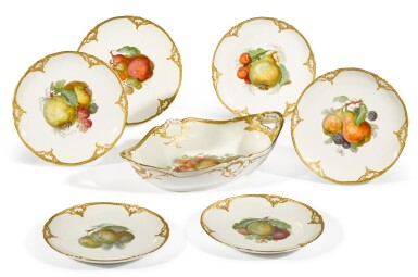 View full screen - View 1 of Lot 103. A Berlin (K.P.M.) part dessert service, circa 1910.