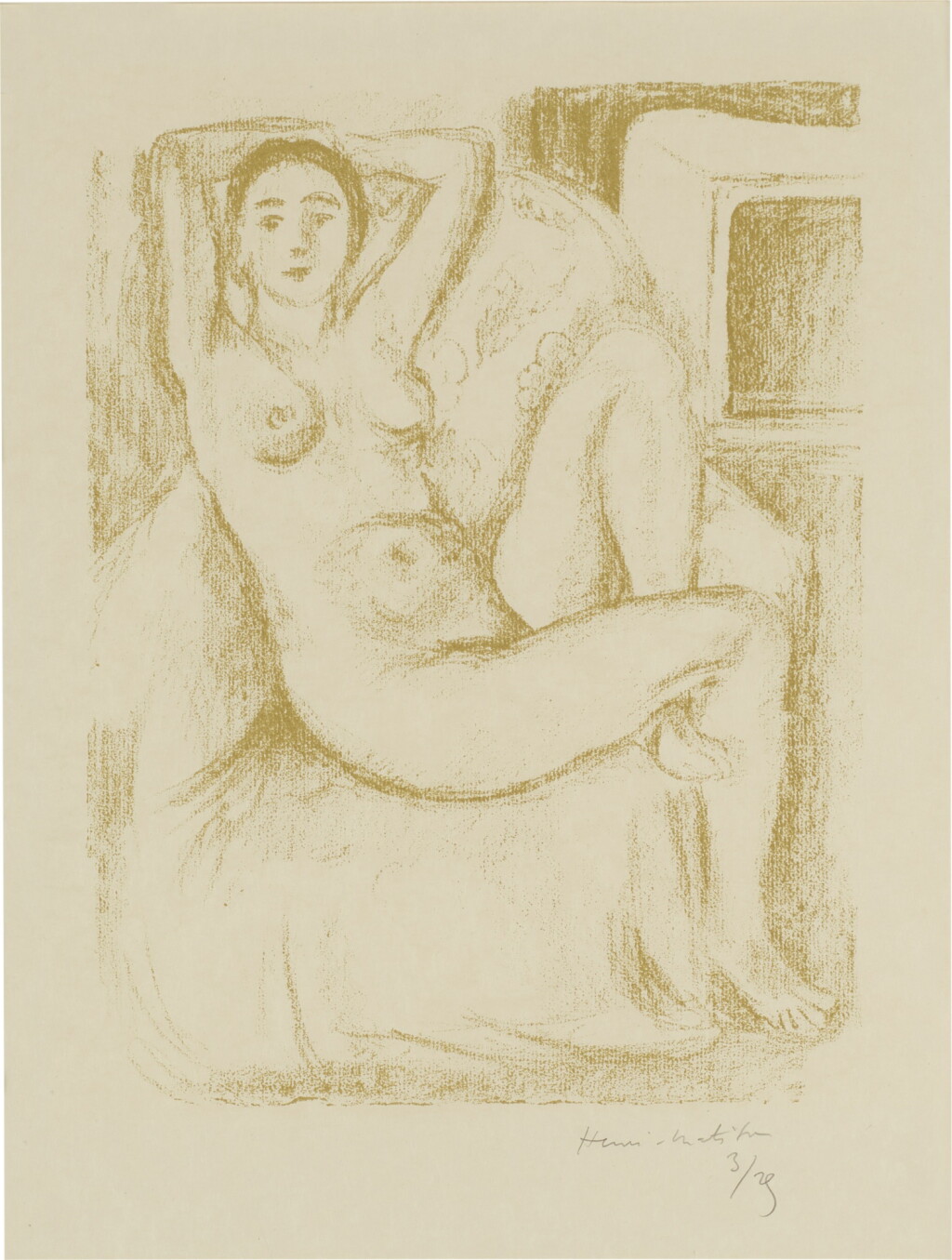 View full screen - View 1 of Lot 104. Nu au fauteuil bistre (Duthuit 469).