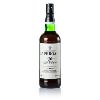 View full screen - View 1 of Lot 224. Laphroaig 30 Year Old Extremely Rare 43.0 abv NV (1 BT 75cl).