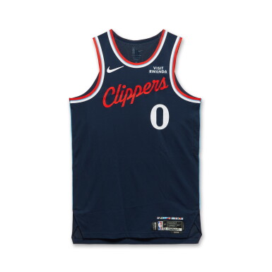 View full screen - View 1 of Lot 41. Bradley Beal Los Angeles Clippers 2025-2026 NBA Tip-Off Game Worn Icon Edition Jersey .