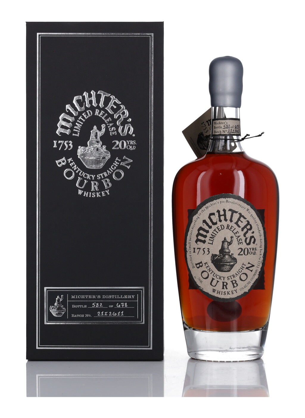 View full screen - View 1 of Lot 461. Michter's Small Batch Bourbon 20 Year Old 114.2 proof NV (1 BT 75cl).