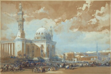 View full screen - View 1 of Lot 178. Mosque of the Sultan Hassan from the Great Square of the Rumeyleh .