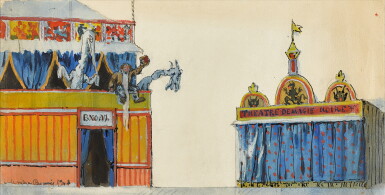 View full screen - View 1 of Lot 380. Set Design for Petrushka.