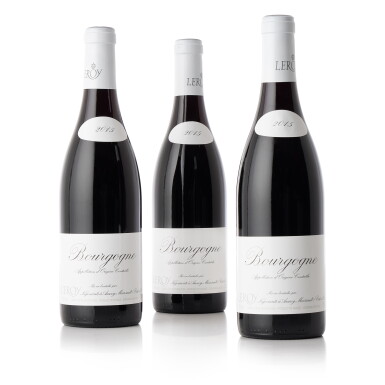 View full screen - View 1 of Lot 8518. Bourgogne Rouge 2015 Maison Leroy (11 BT).