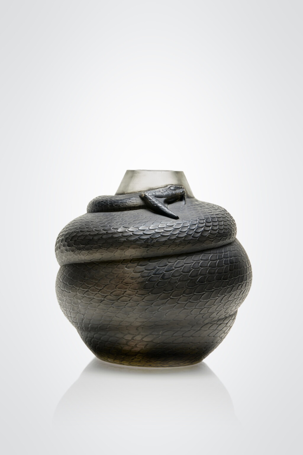 View full screen - View 1 of Lot 465. "Serpent" Vase.