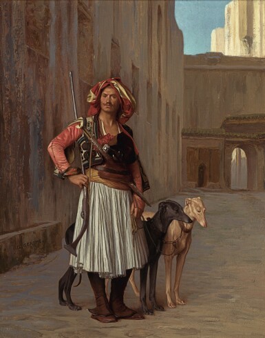View full screen - View 1 of Lot 103. JEAN-LÉON GÉRÔME | ARNAUT OF CAIRO.