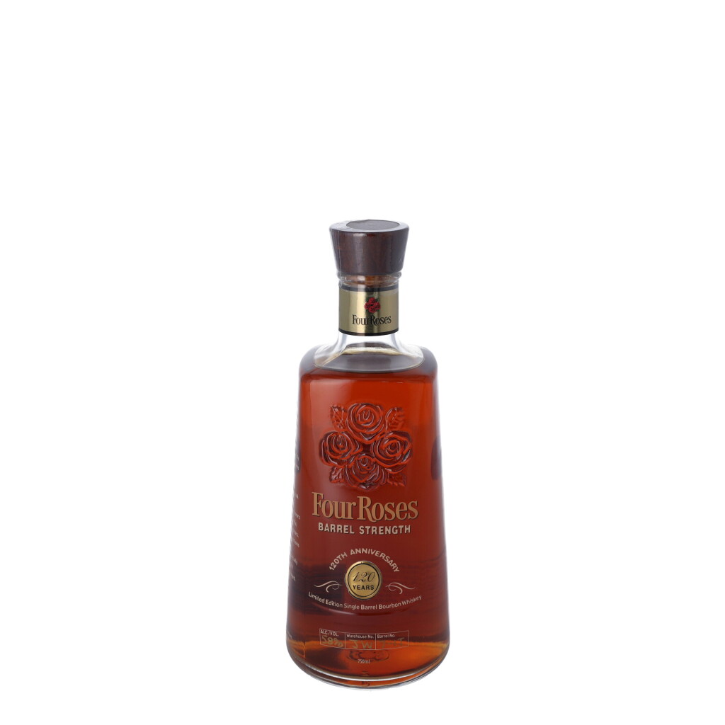 View full screen - View 1 of Lot 146. Four Roses 120th Anniversary Single Barrel 58.0 abv NV (1 BT75).