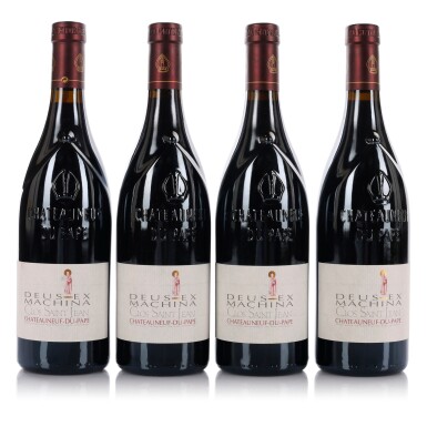 View full screen - View 1 of Lot 562. Châteauneuf du Pape, Deus Ex Machina and La Combe des Fous 2006 from Clos St. Jean (8 BT).