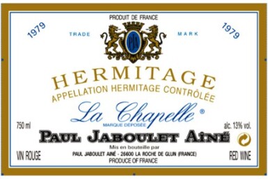 View full screen - View 1 of Lot 262. HERMITAGE, LA CHAPELLE 1979 Paul Jaboulet Aîné .