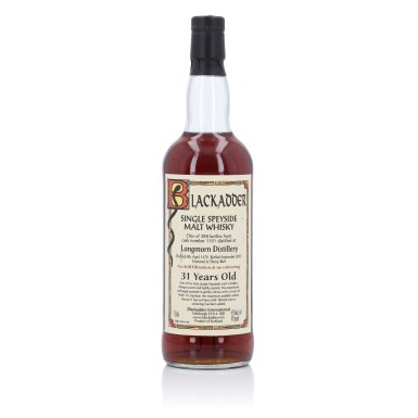 View full screen - View 1 of Lot 264. Longmorn Blackadder 31 Year Old Cask #1101 45.0 abv 1972 (1 Bottle 75cl).