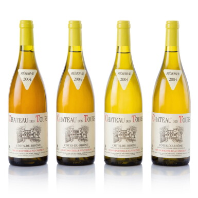 View full screen - View 1 of Lot 68. Château des Tours Blanc 2004 (8 BT) .