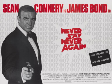 View full screen - View 1 of Lot 120. Never Say Never Again (1983), British advance poster.