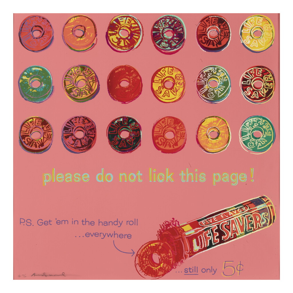 View full screen - View 1 of Lot 17. ANDY WARHOL | LIFE SAVERS (F. & S. II.353).