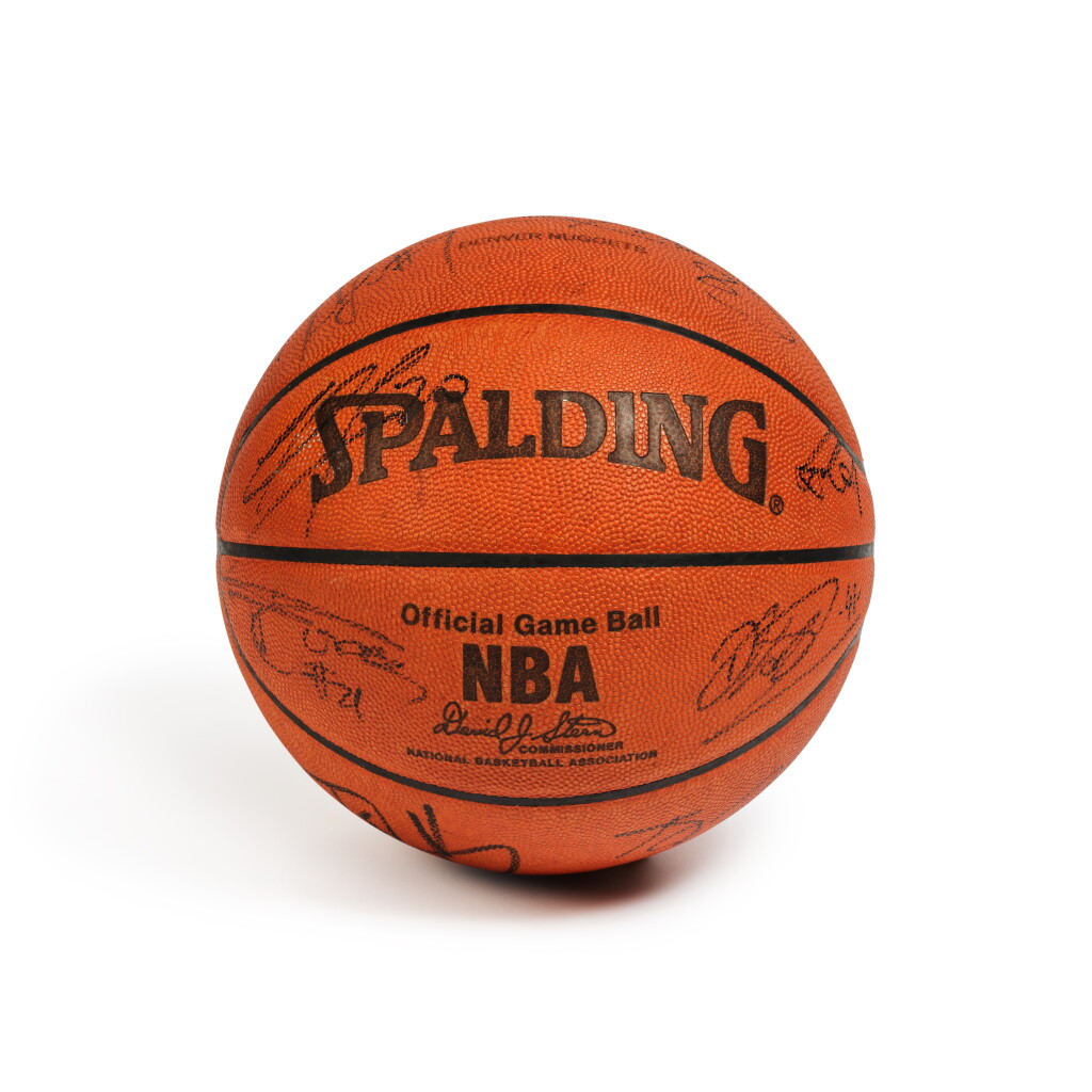 View full screen - View 1 of Lot 39. 2005 Multi-Signed Basketball Signed by Various Western Conference All-Stars.