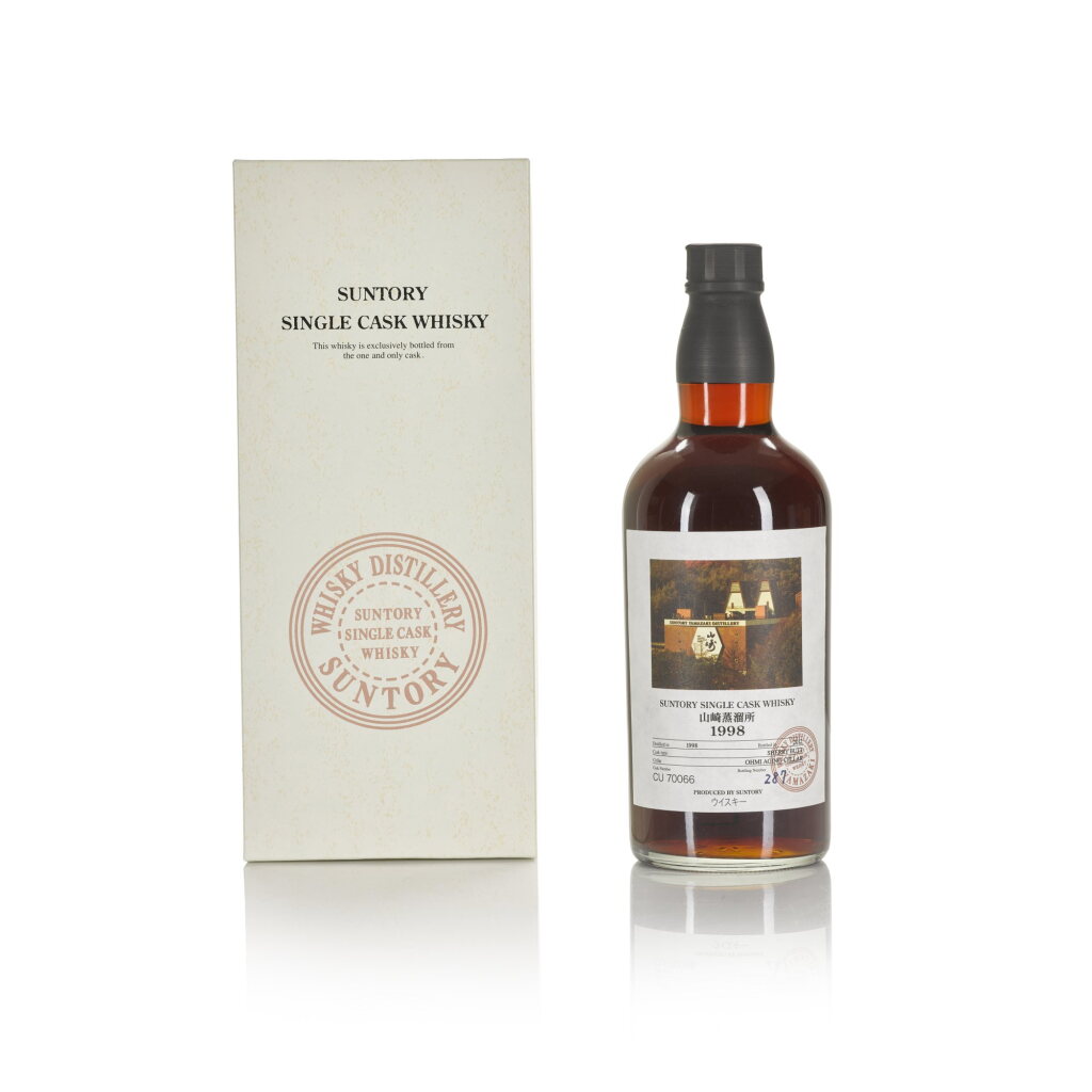 View full screen - View 1 of Lot 54. 山崎 Yamazaki Single Cask #CU70066 61.0 abv 1998 (1 BT 70cl).