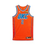 Shai Gilgeous-Alexander Oklahoma City Thunder 2023-2024 Game Worn Statement Edition Jersey