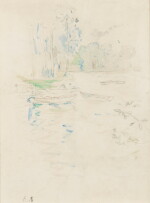 Barques sur le lac du bois de Boulogne