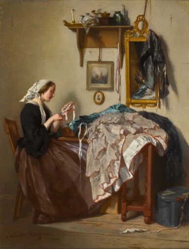 View full screen - View 1 of Lot 31. The Young Seamstress.