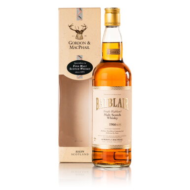View full screen - View 1 of Lot 673. Balblair Gordon MacPhail 40.0 abv 1966 (1 BT70).