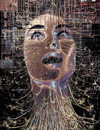 View full screen - View 1 of Lot 47. DR. GREG DUNN IN COLLABORATION WITH DR. BRIAN EDWARDS | BRAIN MACHINE INTERFACE, 2018.