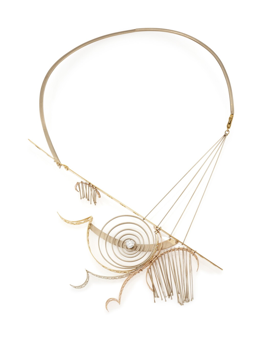 View full screen - View 1 of Lot 71. DIAMOND COLLIER 'MECCANICHE' (COLLIER CON DIAMANTE), SEBASTIANO BALBO.