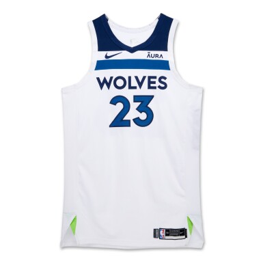 View full screen - View 1 of Lot 14. Troy Brown Jr Minnesota Timberwolves 2023-2024 Game Worn Association Edition Jersey.