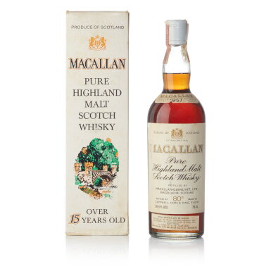 View full screen - View 1 of Lot 5. The Macallan Campbell Hope & King 80 Proof 1957 (1 Bottle 26 2/3 Fl. Oz).