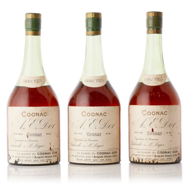 View full screen - View 1 of Lot 6624. A.E.Dor Vieux Cognac NV (3 BT70).