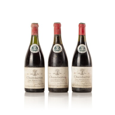 View full screen - View 1 of Lot 461. Chambertin, Cuvée Heritiers Latour 1926 Louis Latour (3 BT).