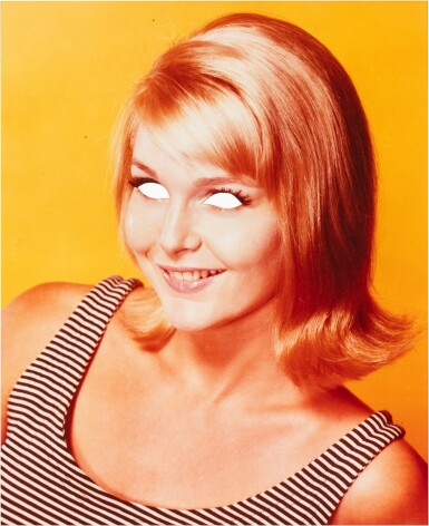 View full screen - View 1 of Lot 78. Blind Carol Linley (white eyes) (from Blind Hollywood Stars).