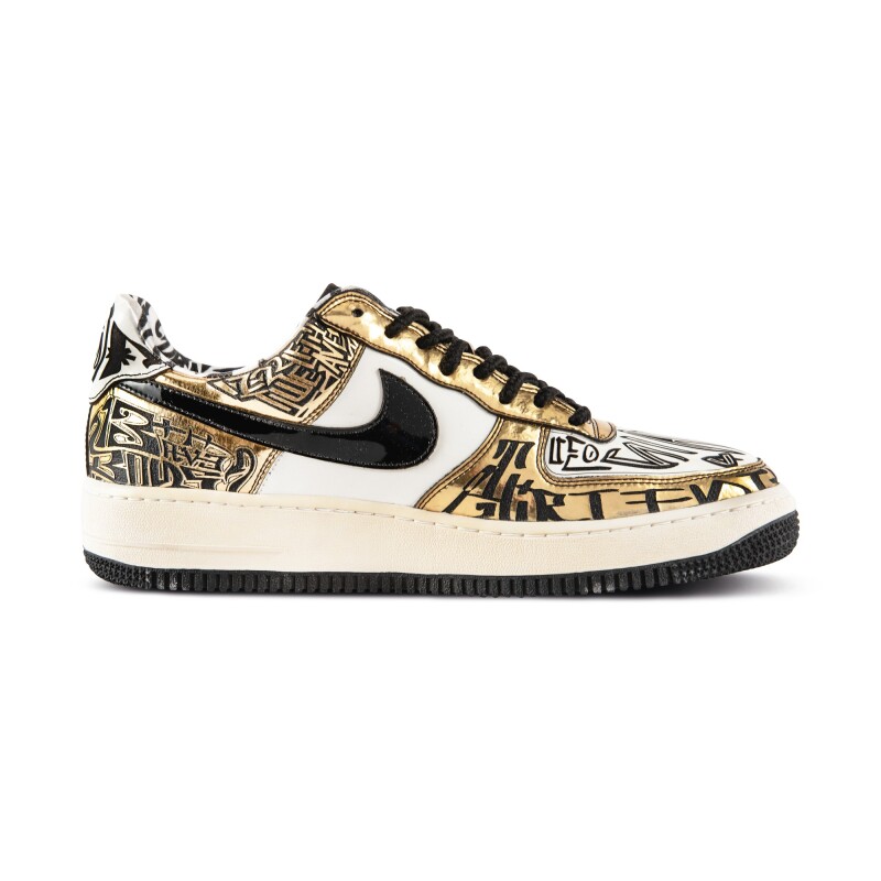 Nike Air Force 1 'Entourage x Undefeated x Fukijama Gold' | Size 9 | Scarce Air | 2021 | Sotheby's
