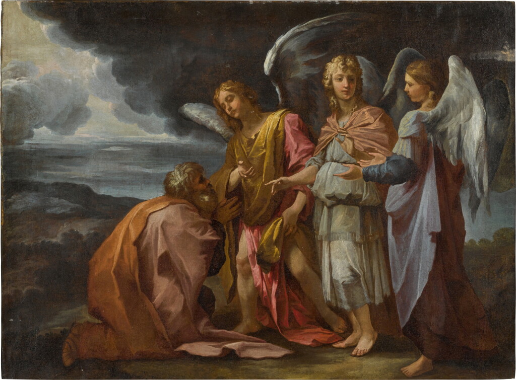 View full screen - View 1 of Lot 349. Abraham and the Three Angels.