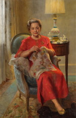 Interior with a Lady