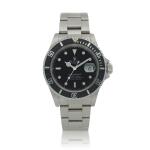 Submariner, Ref. 16610 Stainless steel wristwatch with date and bracelet Circa 1993