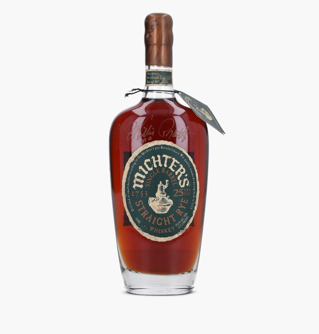 View full screen - View 1 of Lot 2473. Michter's Single Barrel Rye 25 Year Old 117.3 Proof NV (1 Bottle 75cl).