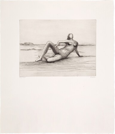 View full screen - View 1 of Lot 217. Reclining Figure 4 (C. 475).