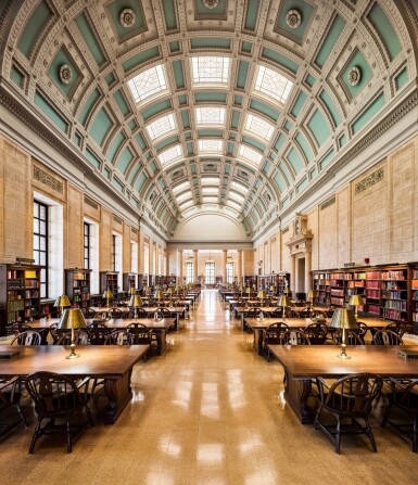 View full screen - View 1 of Lot 164. Loker Reading Room – Widener Library, Harvard University, Cambridge.