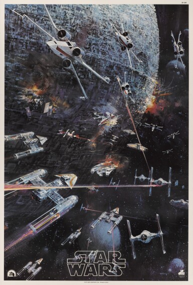 View full screen - View 1 of Lot 48. STAR WARS, SOUNDTRACK POSTER, JOHN BERKEY, 1977.