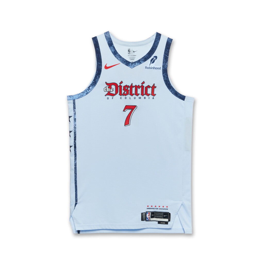 View full screen - View 1 of Lot 121. Patrick Baldwin Jr. Washington Wizards 2024-2025 Game Issued City Edition Jersey | Probable Wear.