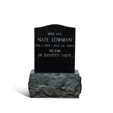 View full screen - View 1 of Lot 109. Tombstone.