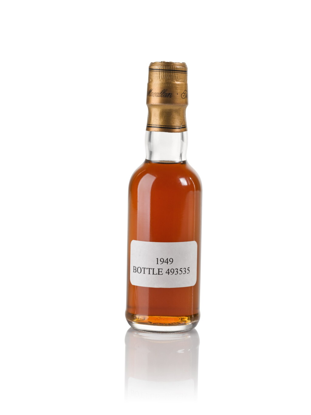 View full screen - View 1 of Lot 37. The Macallan Fine & Rare Trade Sample 43.0 abv 1949 .