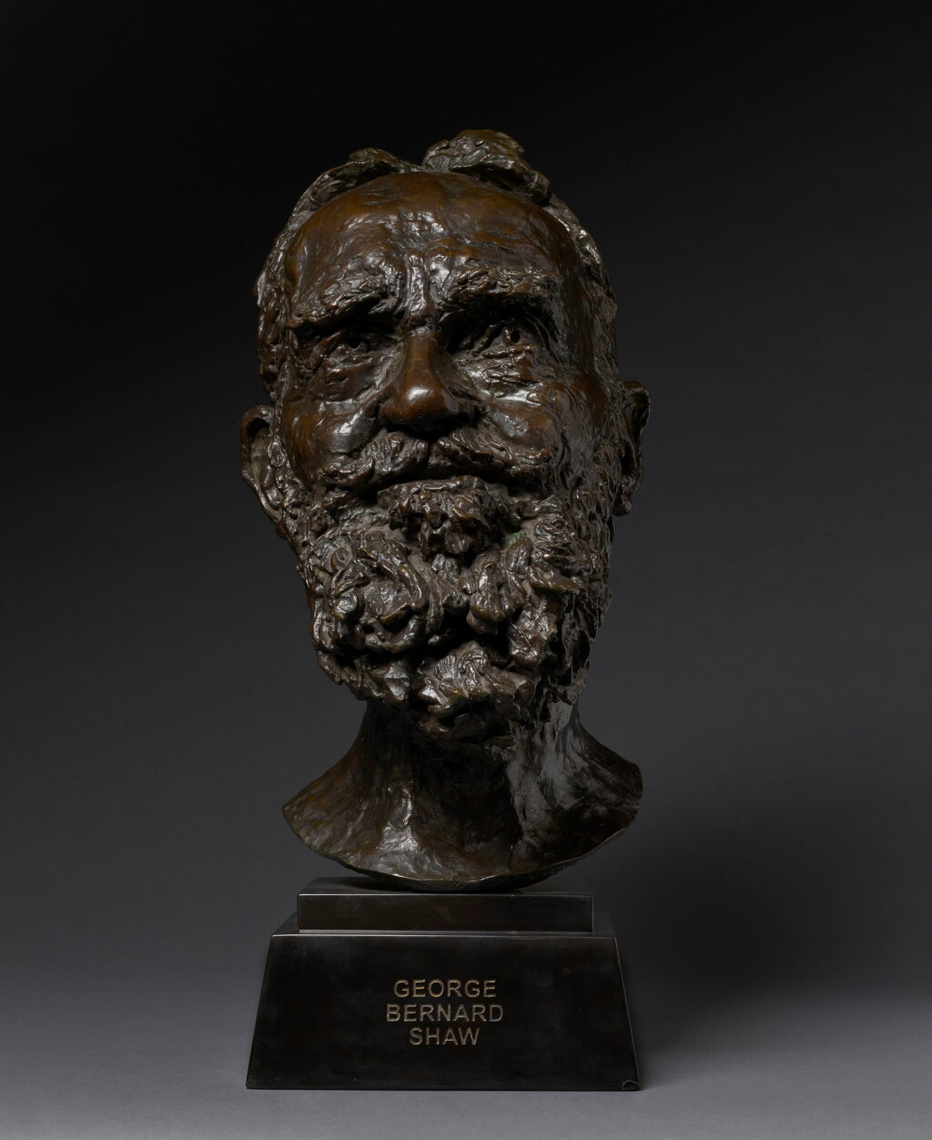View full screen - View 1 of Lot 100. SIR JACOB EPSTEIN | SECOND PORTRAIT OF GEORGE BERNARD SHAW (HEAD).