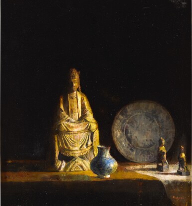 View full screen - View 1 of Lot 42. HOVSEP PUSHMAN | IN TIMELESS PEACE (IN SOLITUDE).