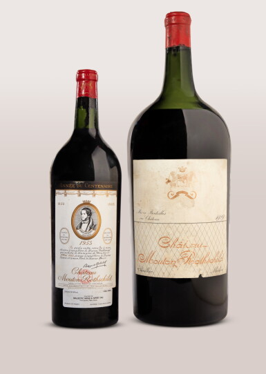 View full screen - View 1 of Lot 40. Château Mouton Rothschild 1953 (1 MAG).