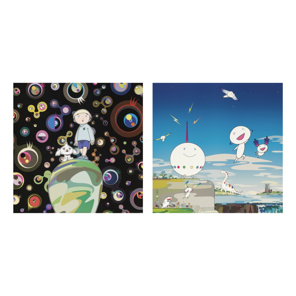 View full screen - View 1 of Lot 244. TAKASHI MURAKAMI | PLANET 66; AND JELLYFISH EYES - MAX & SHIMON IN THE STRANGE FOREST.
