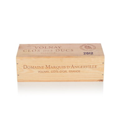 View full screen - View 1 of Lot 114. Volnay, Clos des Ducs 2012 Marquis d'Angerville (2 MAG).