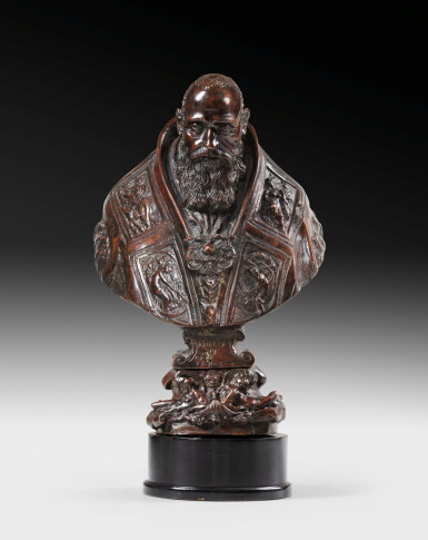 View full screen - View 1 of Lot 119. Bust of Pope Paolo Farnese III .