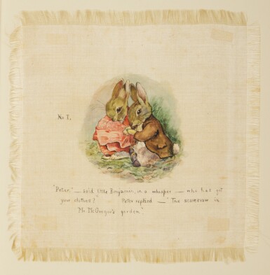 View full screen - View 1 of Lot 1022. Potter, Beatrix | Old Mr. Bunny had no opinion whatever of cats..