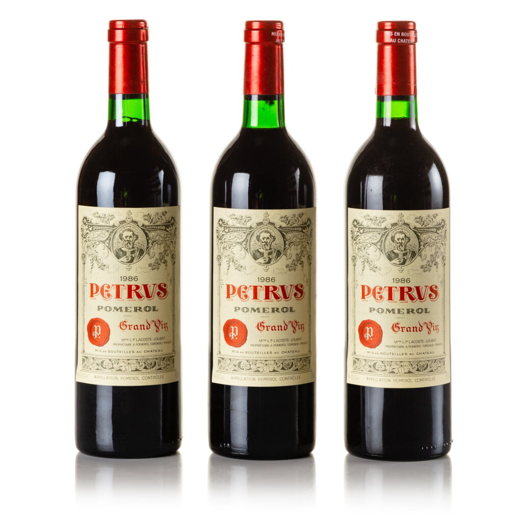 View full screen - View 1 of Lot 347. Petrus 1986 (3 BT).